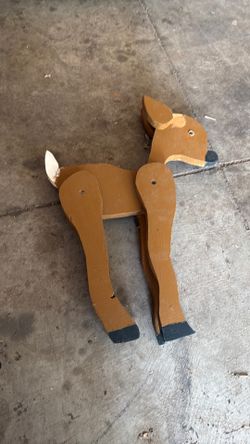 Wooden deer