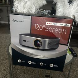120” SCREEN PROJECTOR 