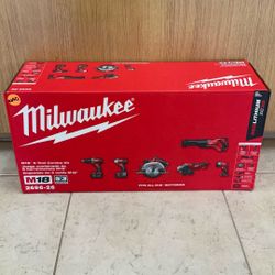 MILWAUKEE M18 6-TOOL COMBO KIT.