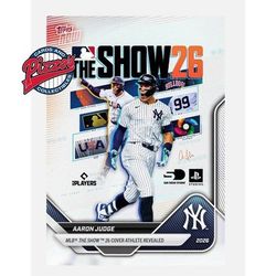 2026 Topps Now Encased “The Show 26” #OS19 AARON JUDGE Cover Athlete NY Yankees