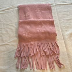 Snowflake Fleece Scarf
