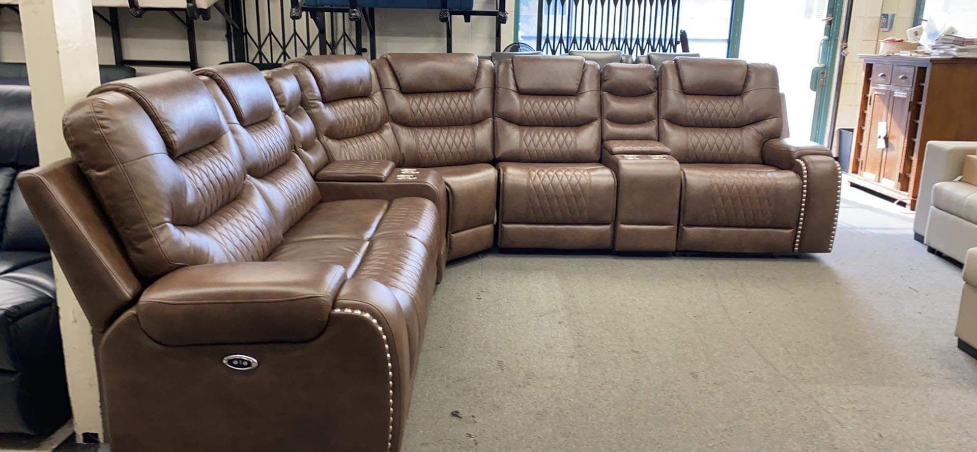 $50 down / New Power Recliner Sectional Couch
