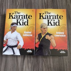 Karate Kid Icon Hero’s  Daniel LaRusso Johnny Lawrence Set Opened And Complete 