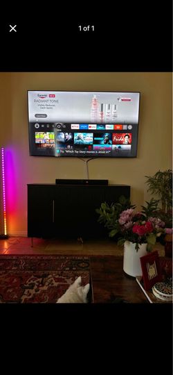75 in smart tv  and wall mount