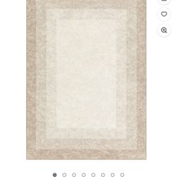 Mainstays Transitional Tan ombre Area Rug 7 X 10’