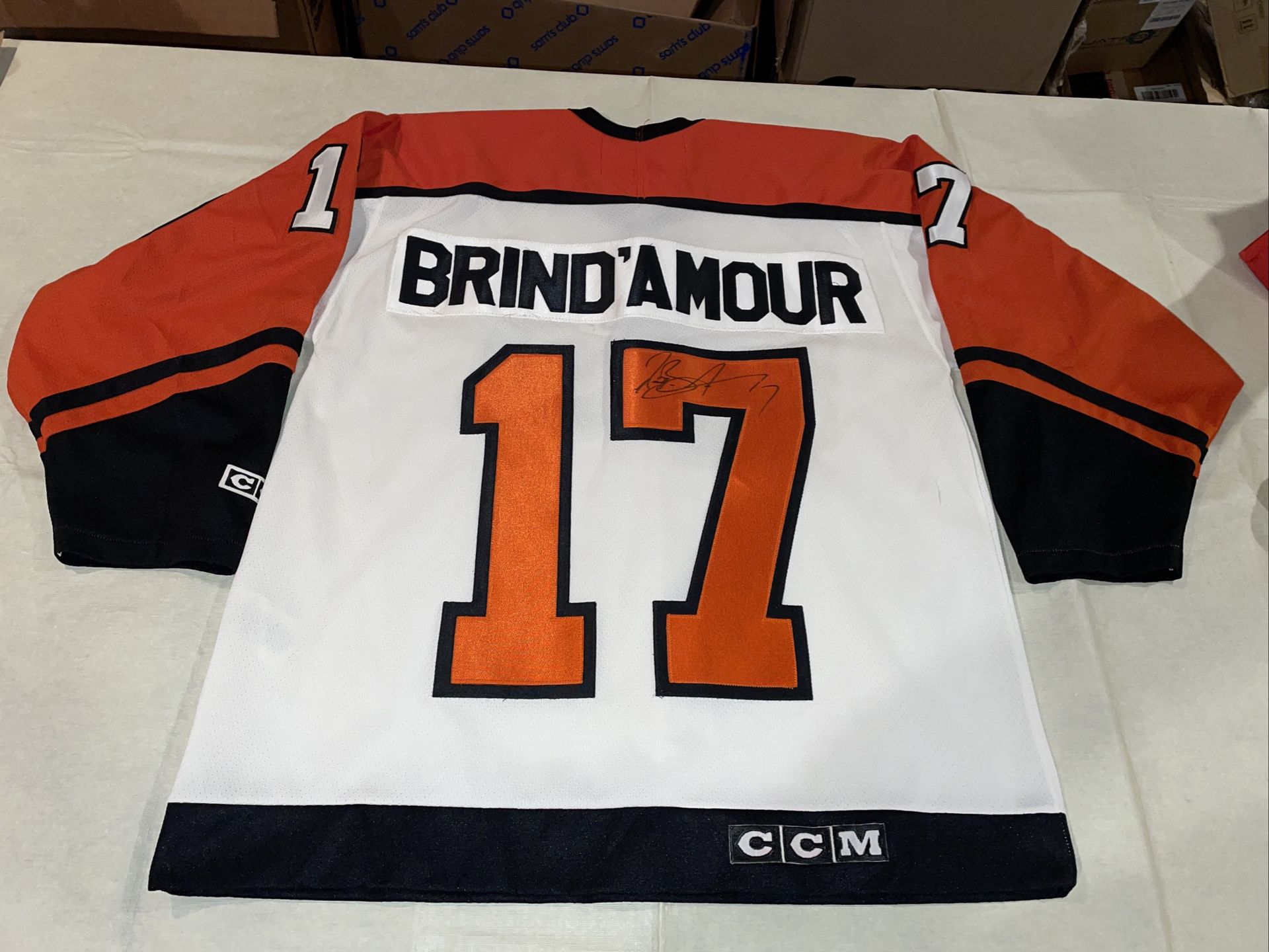 Rod Brind'Amour Signed Flyers Jersey (SI COA)