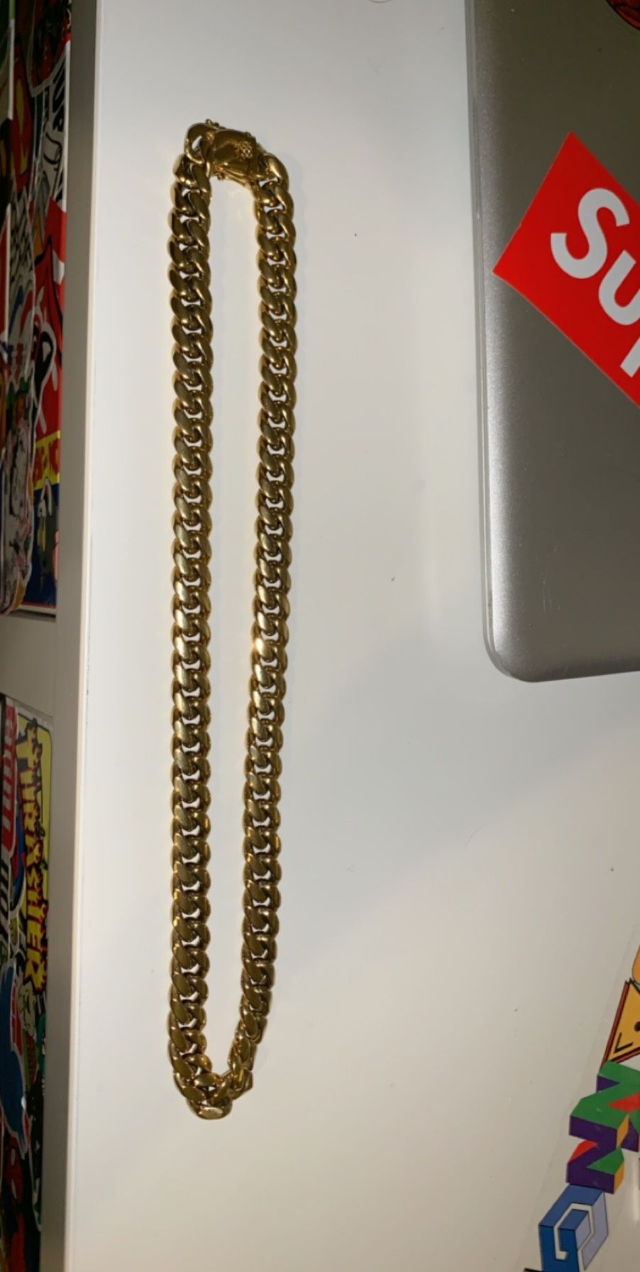 14k Solid Gold Cuban Link Chain