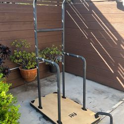 Fit! Portable Pull Up Bar And Dip Set Up