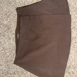 Wild Fable Brown Mini Skirt with built in shorts Size XS