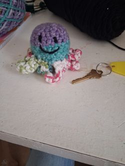 Crochet baby jelly fish