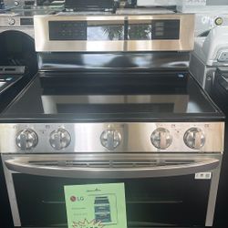 Stove Double Oven New Open Box Scratch And Dents 