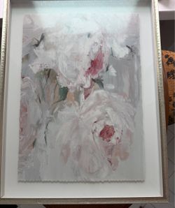Framed Abstract Floral Art Print