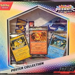 POKÉMON - Prismatic Evolutions Poster Collection (NEW, SEALED)