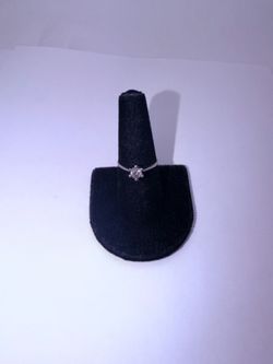 Dimond Silver Ring Size 8