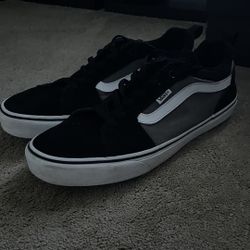 VANS FILMORE Black Pewter Men’s Low Top Suede Canvas Men’s Size 11