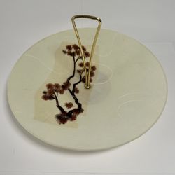 Mid Century Modern Japanese Style Fiberglass Serving Dish