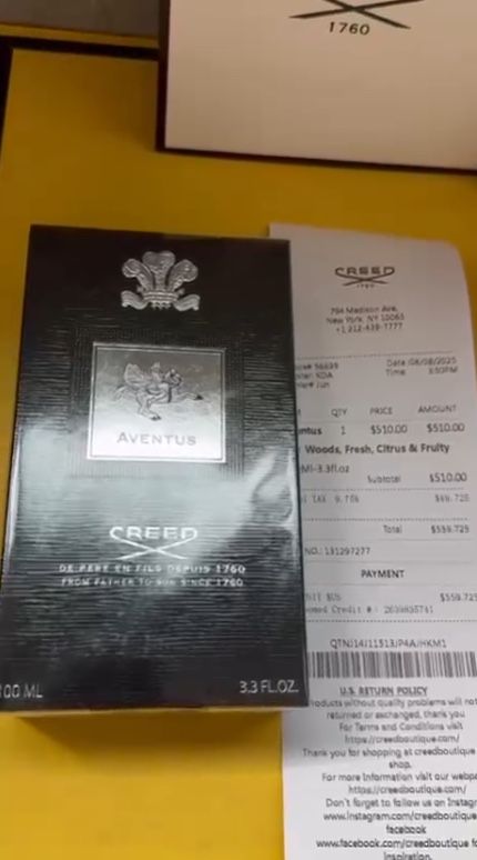 Creed Aventus Cologne