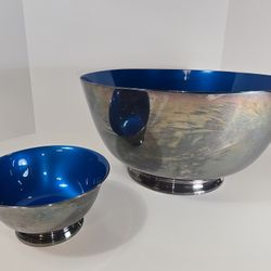 Vintage Used Reed And Barton Silver Plated Set Of Bowls