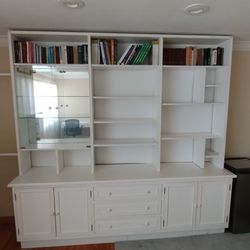 FREE White Wall Unit (2 Pieces)