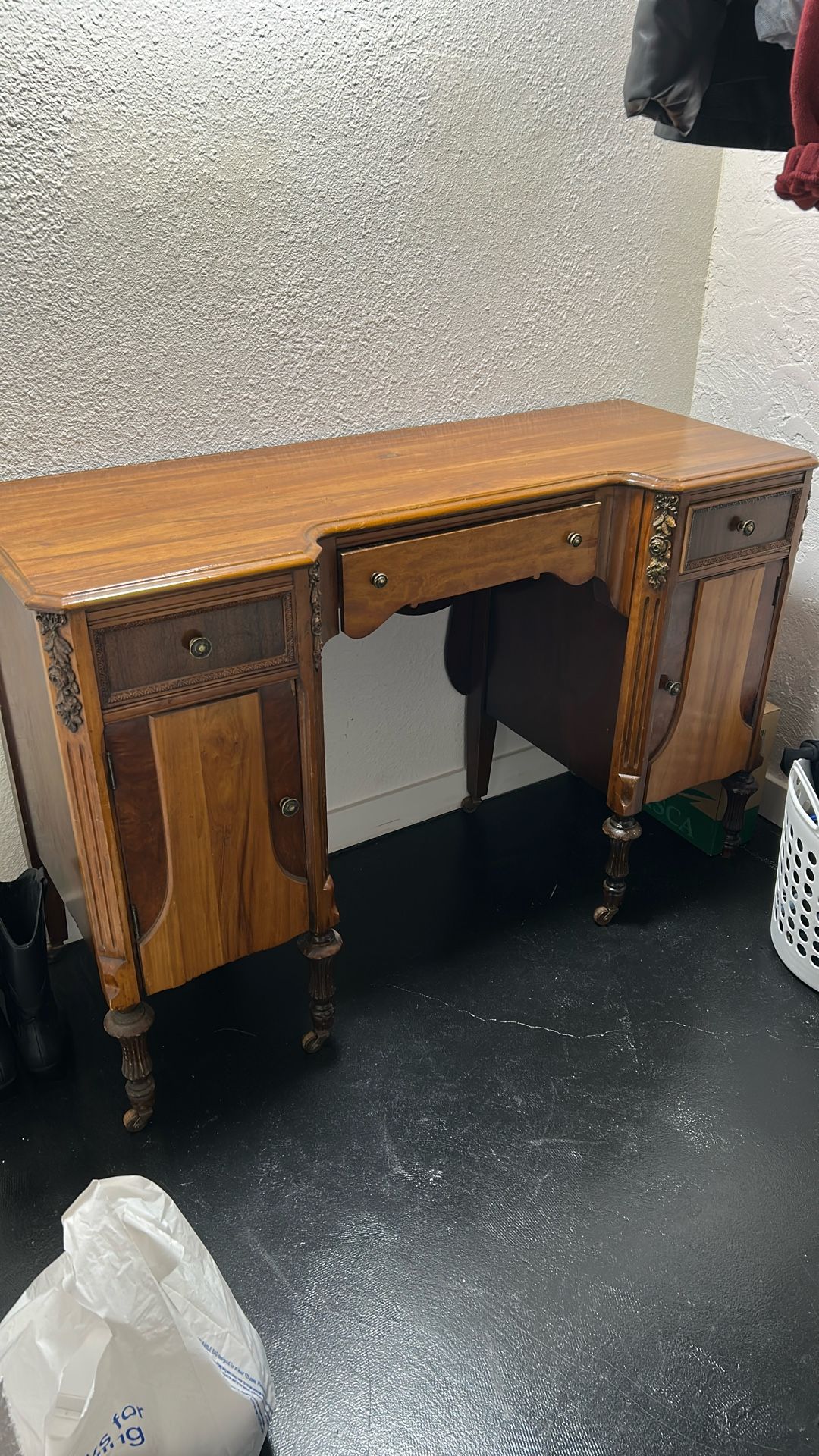 Vintage Solid Wood Desk