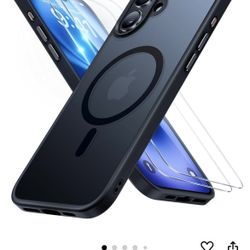 New In Box Magnetic Series for iPhone 16Plus Case[Compatible with MagSafe][with 2XScreen Protectors]Military-Grade Protection,Anti-Fingerprint,Slim Ph