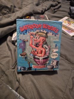 1996 Topps Bathroom Buddies Stickers Box