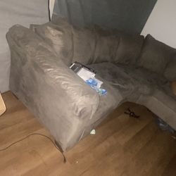 Curved L Couch
