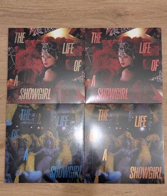 The Life of a Showgirl Vinyl Albums (Set Of 4) Sealed
