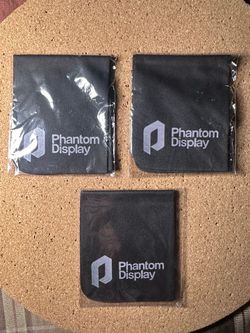 3x Phantom Display Microfiber Cleaning Cloths Premium for Phones / Glasses / Lenses