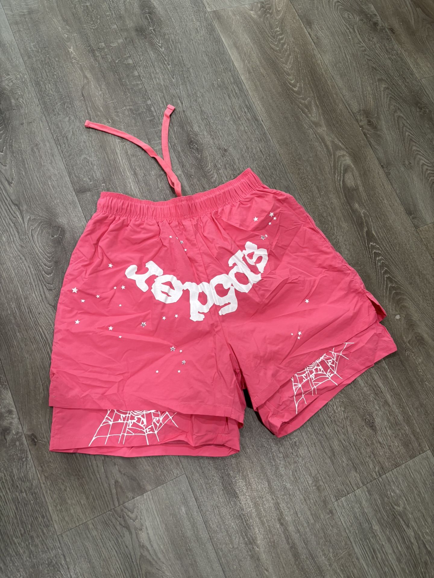 SP5DER Shorts Pink Sz Medium