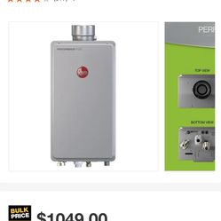 Rheem Tank Less Water Heater