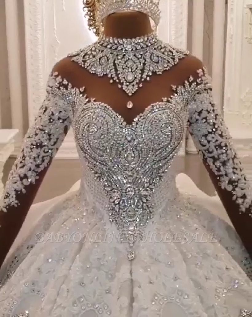 White Wedding Dress , Size medium 