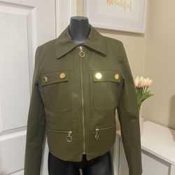 Michael Kors Olive Green Outerwear