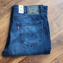 Levi's 550 Relaxed Fit Stretch Men's Dark Blue Jeans W38 x L36
