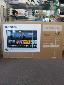 Samsung Crystal UHD 70 - 75 Inch 2026 Model Smart TV With 0 - 49 Down All Credit Welcome