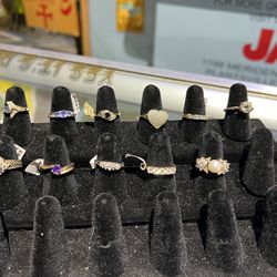 Womens gold rings $199.99 OR LESS each priced  ! come stop in and take a look! 