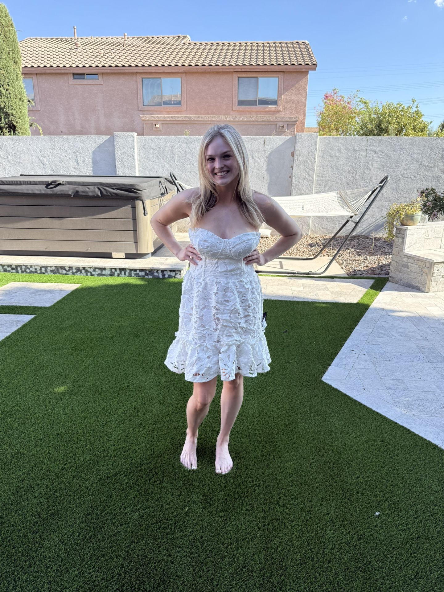 Brand New Lulus Strapless Dress