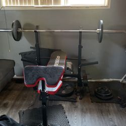 Bench Press  And Weights 