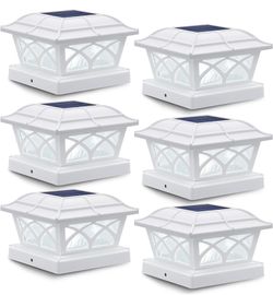 Brand New  Solar Post Cap Lights – 6 Pack