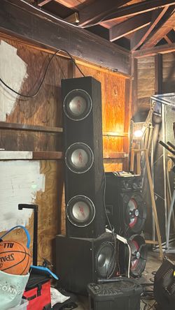 "Old School" (1st Generation) Alpine Type R Car Audio Subwoofers.