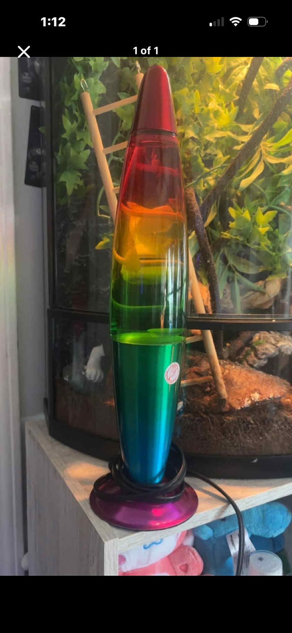 Lova Lamp.  Used 3 Times 