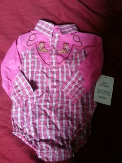 Cowgirl shirt 6 months