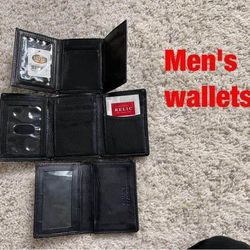 Men's  wallets  (4"x 3")  -  $15  each