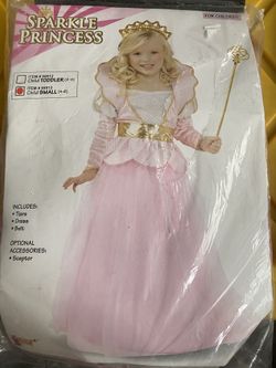 Girls princess costume never worn Pink