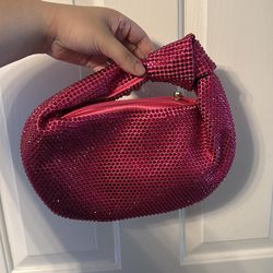 Pink Rhinestone Bag