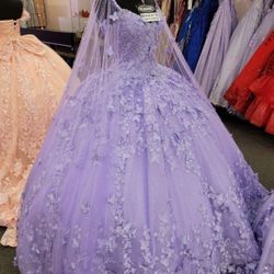 Vestido De Quinceanera Linea Princesa.