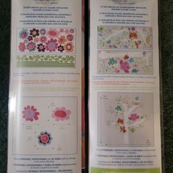 Roommates Removable Stickers Flowers Woodland Animals