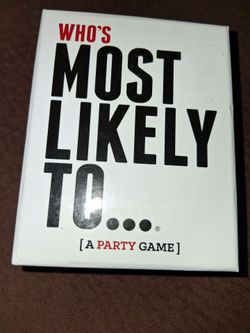 Who's Most Likely To.... Party card game