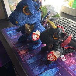 TY BEANIE DRAGONS