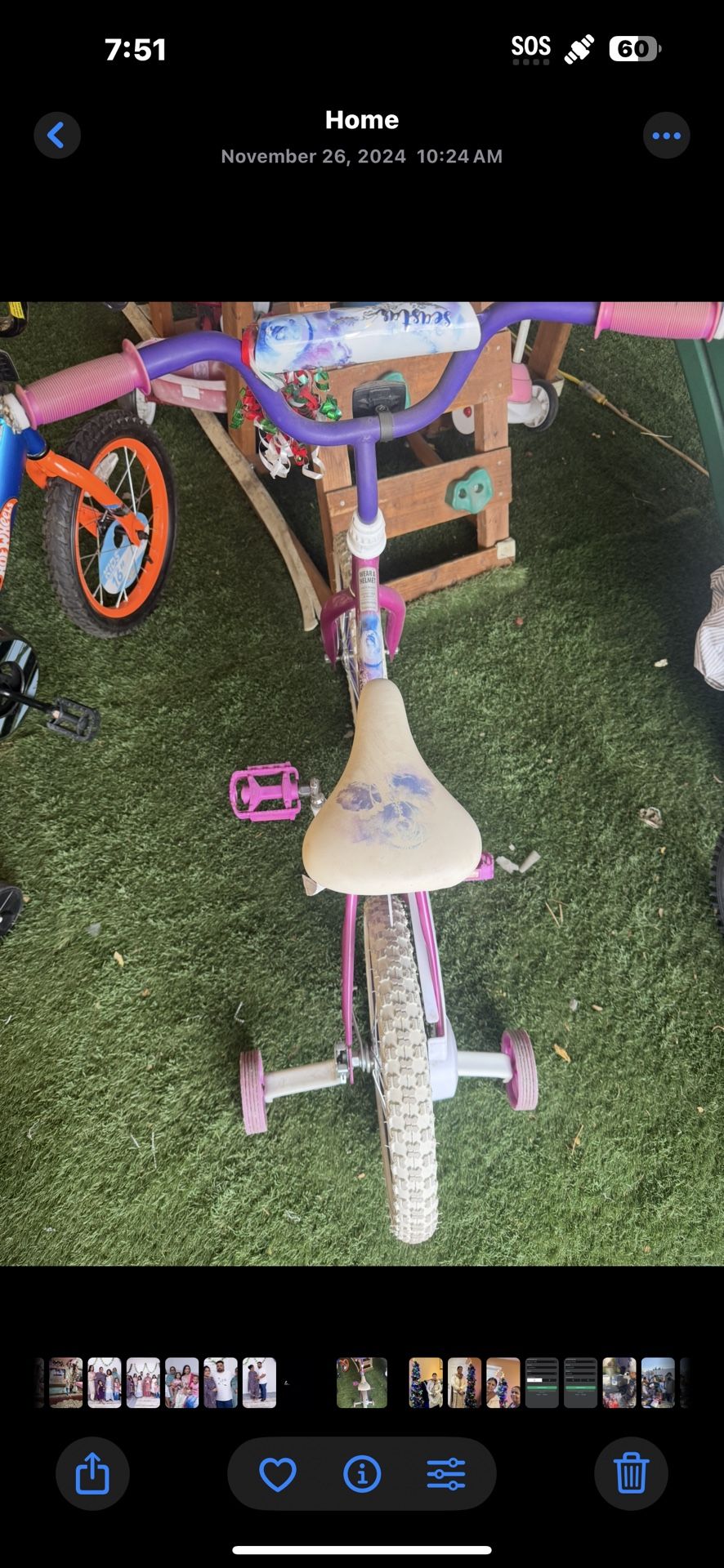 4To5 Years Girls Bike On Sale Good Condition Good Working